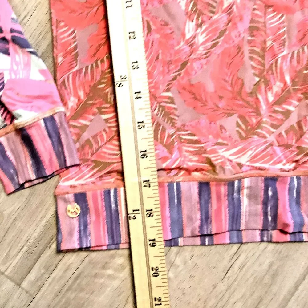 Maaji Rash Guard Girls Sz 12 Kids Swim Top Long Sleeve Beach Sun Protection